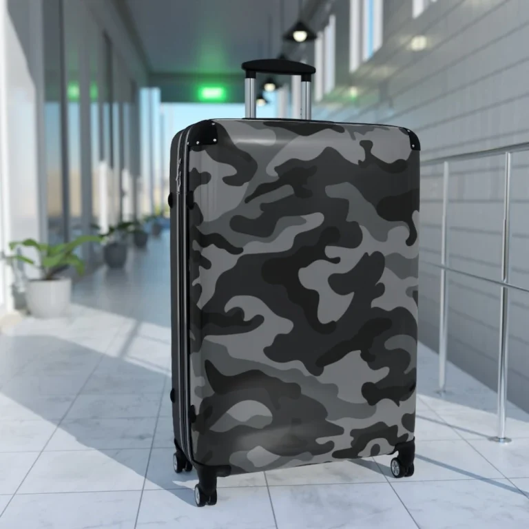 Camo Hardshell Luggage Military Style - Tactical Travel Protection