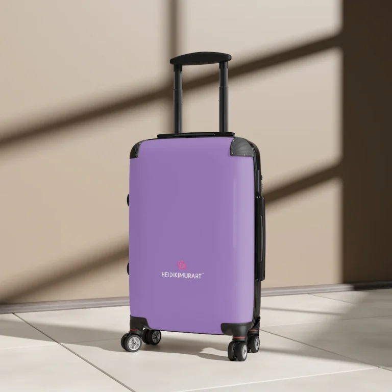 Purple Hardshell Luggage - Unique Color for Travel