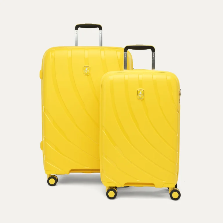 Yellow Hardshell Luggage - Bold Travel Style That Commands Attention